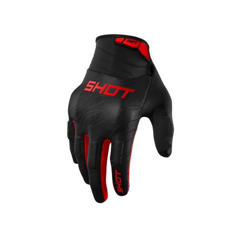 Rękawiczki SHOT DRIFT ONYX RED 09