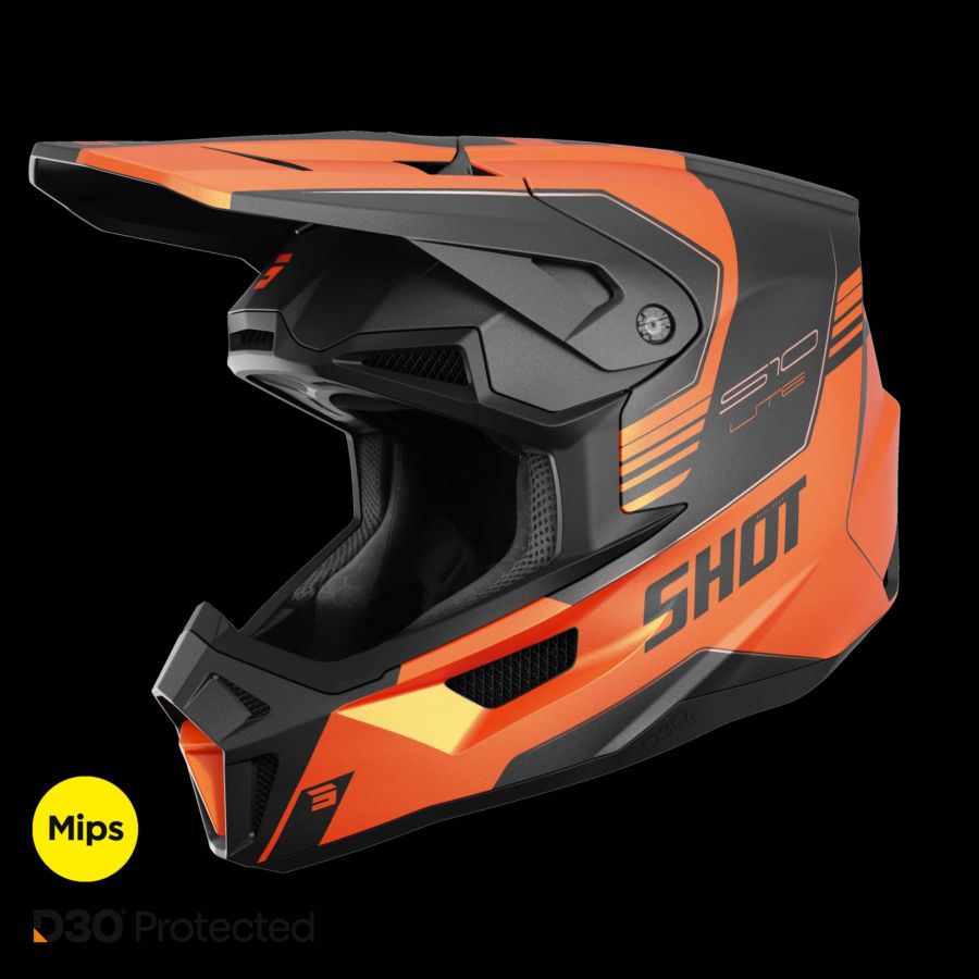 Kask SHOT LITE S10 ORANGE_MATT L