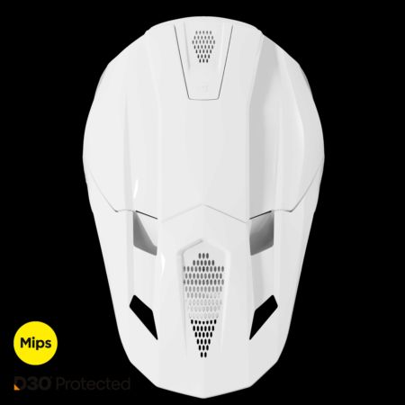 Kask SHOT LITE SOLID WHITE_GLOSSY S