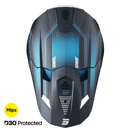 Kask SHOT LITE CHALLENGER BLUE_MATT 2XL