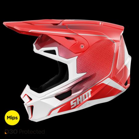 Kask SHOT LITE CHALLENGER RED_PEARLY M