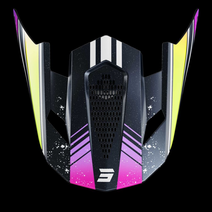 Daszek SHOT LITE RACING BLUE_NEON_YELLOW_PEARLY