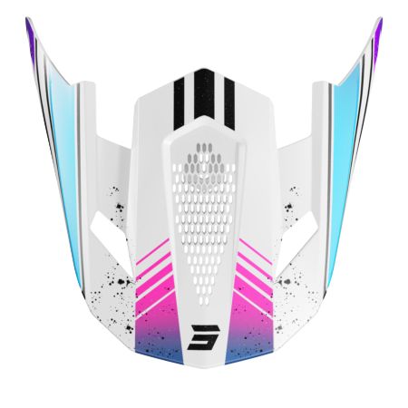 Daszek SHOT LITE RACING WHITE_PINK_PEARLY