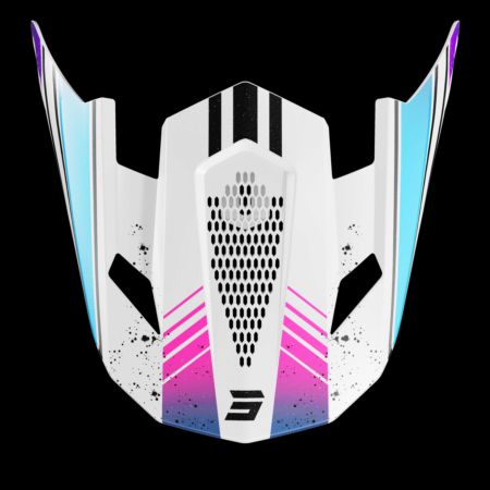 Daszek SHOT LITE RACING WHITE_PINK_PEARLY