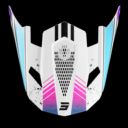 Daszek SHOT LITE RACING WHITE_PINK_PEARLY