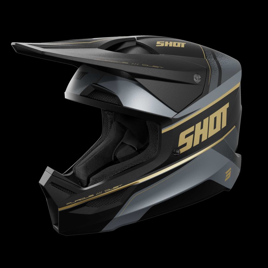 Kask SHOT FURIOUS DUST GOLD_MATT L