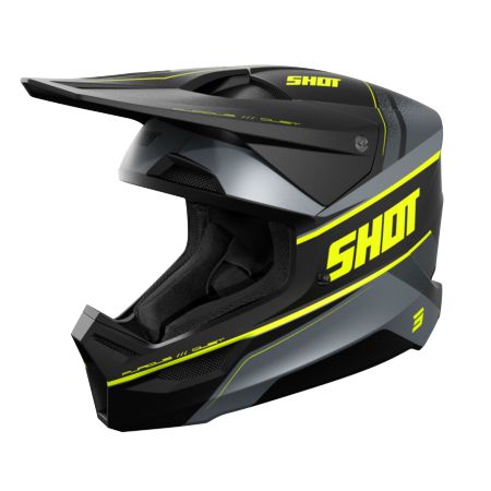 Kask SHOT FURIOUS DUST NEON_YELLOW_MATT XL
