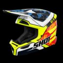 Kask SHOT FURIOUS FLASH BLUE_NEON_YELLOW_GLOSSY S