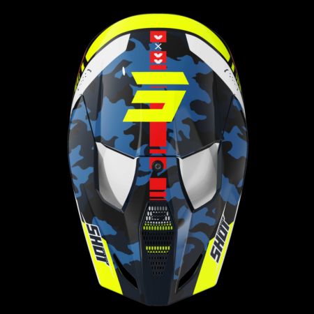 Kask SHOT FURIOUS FLASH BLUE_NEON_YELLOW_GLOSSY L
