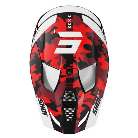 Kask SHOT FURIOUS FLASH RED_GLOSSY S