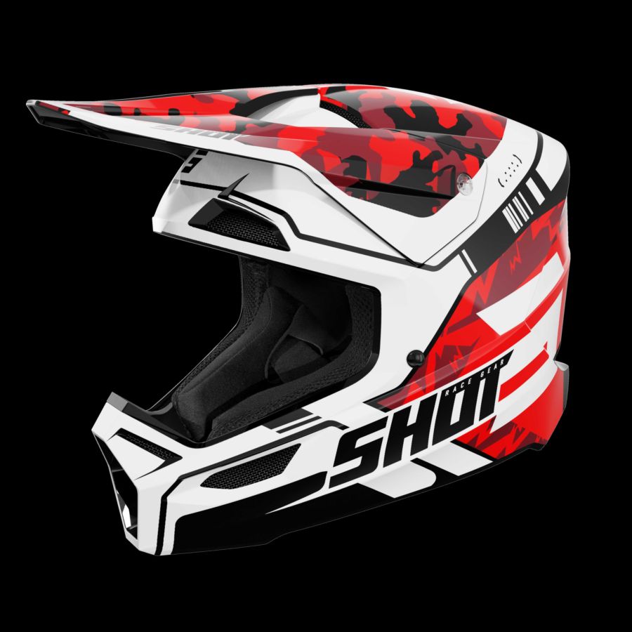 Kask SHOT FURIOUS FLASH RED_GLOSSY L