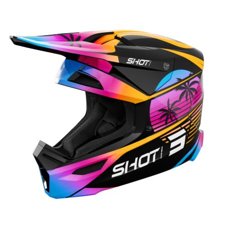 Kask SHOT FURIOUS MIAMI ORANGE_GLOSSY L