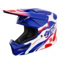 Kask SHOT FURIOUS KID BEAST BLUE_RED_GLOSSY YM