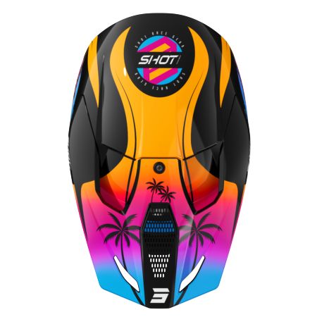 Kask SHOT FURIOUS KID MIAMI ORANGE_GLOSSY YS