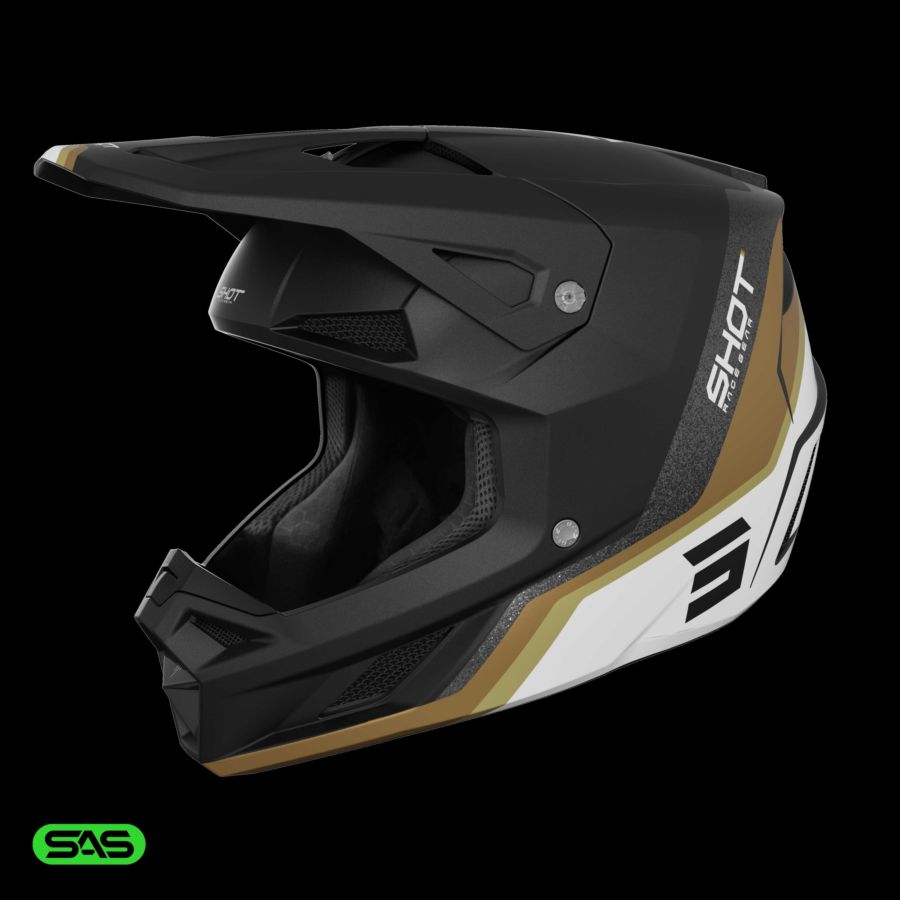 Kask SHOT SPEED ATOMIC GOLD_MATT M