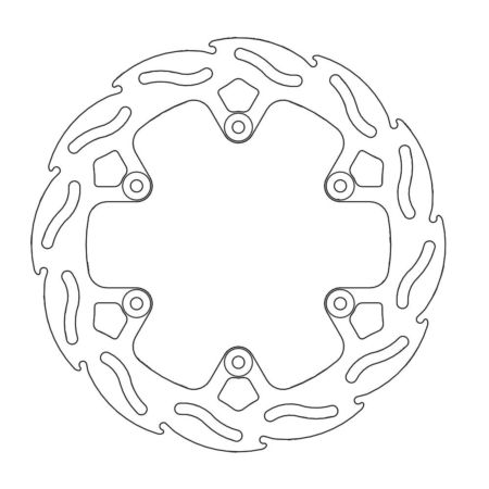 Tarcza hamulcowa flame MOTO-MASTER tył 110209