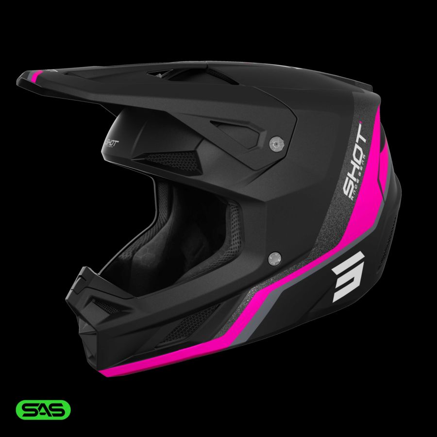 Kask SHOT SPEED ATOMIC PINK_MATT XL