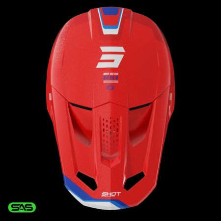 Kask SHOT SPEED ATOMIC RED_PEARLY XS
