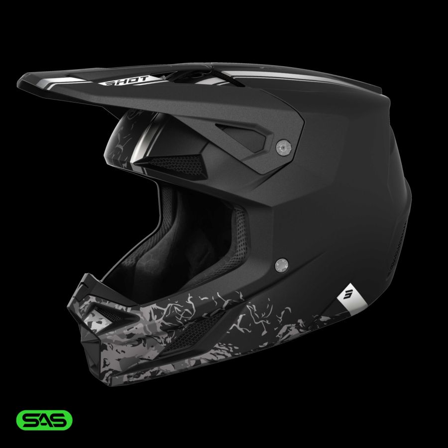 Kask SHOT SPEED BATTLE BLACK_MATT S