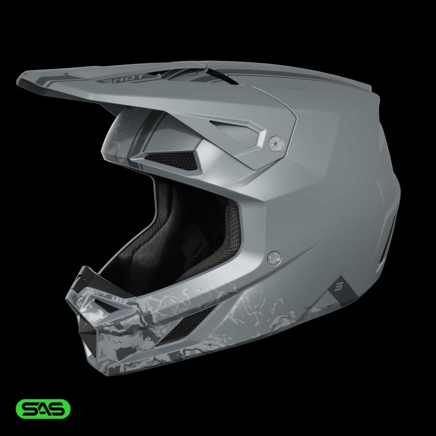 Kask SHOT SPEED BATTLE GREY_MATT S