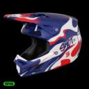 Kask SHOT SPEED BEAST BLUE_RED_PEARLY XS