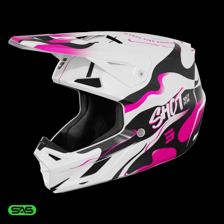 Kask SHOT SPEED BEAST PINK_PEARLY XS
