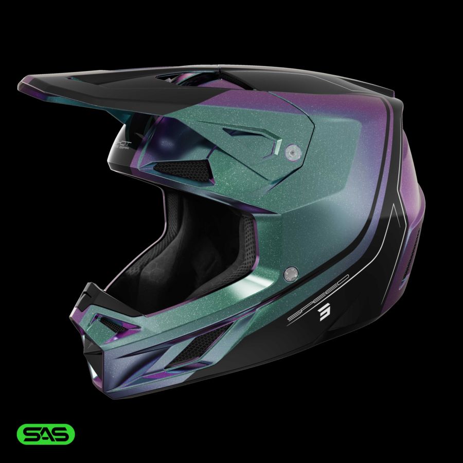Kask SHOT SPEED FURY CAMELEON_GLOSSY XL