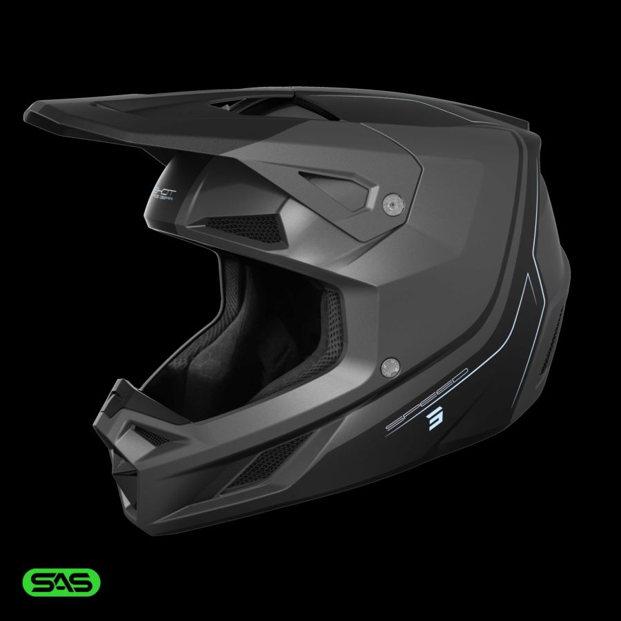 Kask SHOT SPEED FURY GREY_MATT 2XL