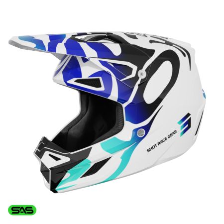 Kask SHOT SPEED GHOST BLUE_GLOSSY XS