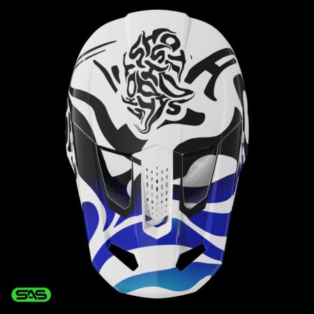 Kask SHOT SPEED GHOST BLUE_GLOSSY XL