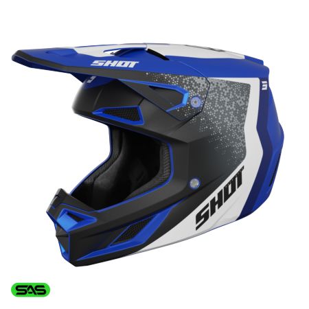 Kask SHOT SPEED HYBRID BLUE_MATT XS