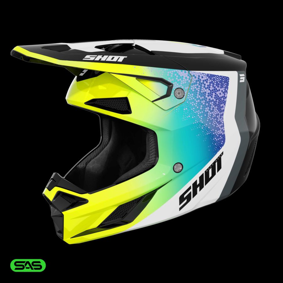 Kask SHOT SPEED HYBRID NEON_YELLOW_GLOSSY XL