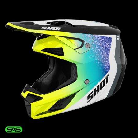 Kask SHOT SPEED HYBRID NEON_YELLOW_GLOSSY XL