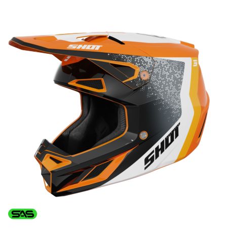 Kask SHOT SPEED HYBRID ORANGE_GLOSSY M