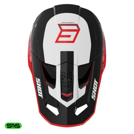 Kask SHOT SPEED HYBRID RED_GLOSSY M