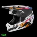 Kask SHOT SPEED WAVE BLACK_WHITE_PEARLY XL