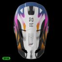 Kask SHOT SPEED WAVE BLACK_WHITE_PEARLY XL