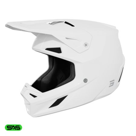 Kask SHOT SPEED SOLID WHITE_GLOSSY XS