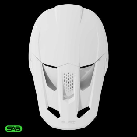 Kask SHOT SPEED SOLID WHITE_GLOSSY M