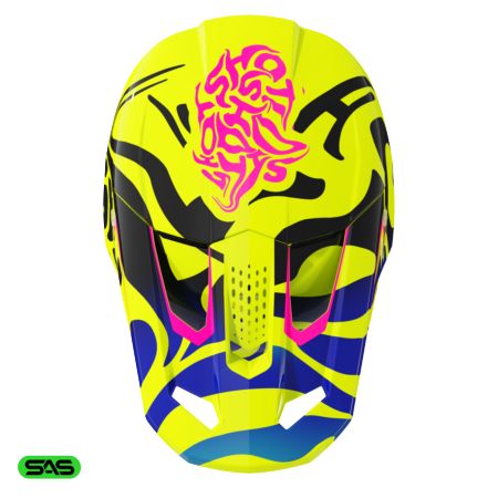 Kask SHOT SPEED KID GHOST NEON_YELLOW_GLOSSY YM