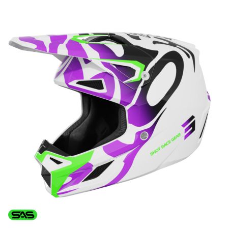 Kask SHOT SPEED KID GHOST PURPLE_GLOSSY YL