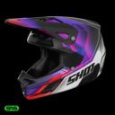 Kask SHOT SPEED KID OLYMP PURPLE_PEARLY YM