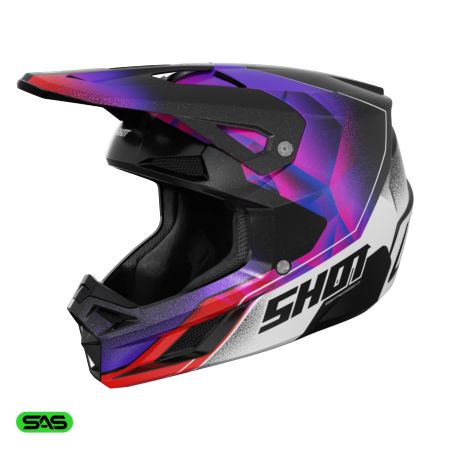 Kask SHOT SPEED KID OLYMP PURPLE_PEARLY YM