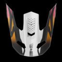 Daszek SHOT SPEED WAVE BLACK_WHITE_PEARLY