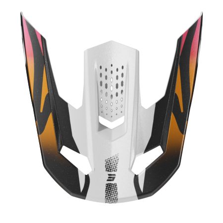 Daszek SHOT SPEED WAVE BLACK_WHITE_PEARLY