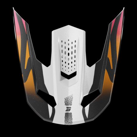 Daszek SHOT SPEED WAVE BLACK_WHITE_PEARLY