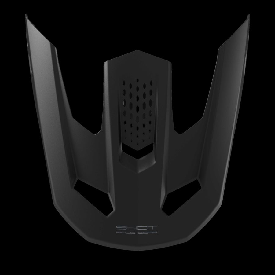 Daszek SHOT SPEED SOLID BLACK_MATT