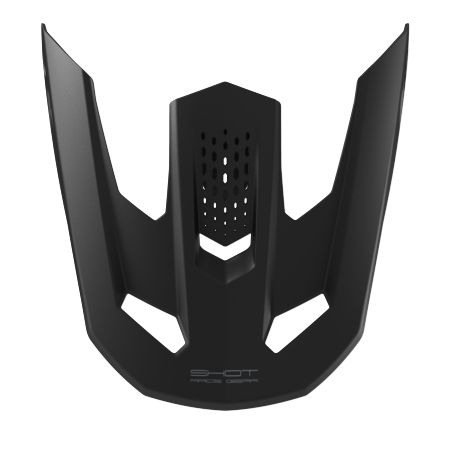 Daszek SHOT SPEED SOLID BLACK_MATT