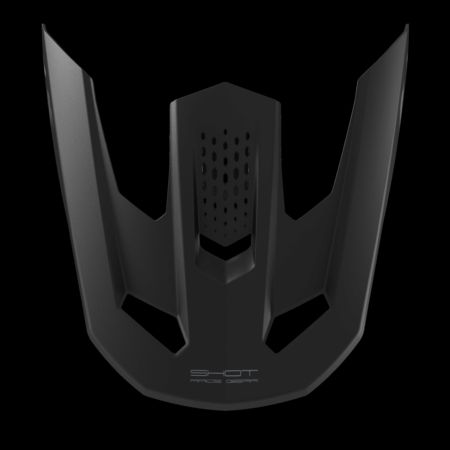 Daszek SHOT SPEED SOLID BLACK_MATT