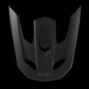 Daszek SHOT SPEED SOLID BLACK_MATT